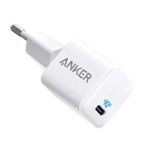 شارژر دیواری ۲۰ واتی انکر مدل Anker PowerPort III Nano A2633 - سفید