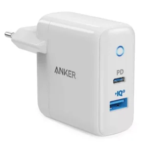 شارژر دیواری ۳۵ واتی دو پورت انکر مدل Anker PowerPort PD+ 2 A2636