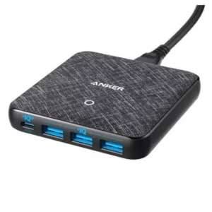 شارژر رومیزی ۴ پورت ۶۵ واتی انکر مدل Anker PowerPort Atom III Slim A2045L11