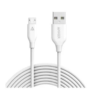 کابل ۱.۸ متری USB به Micro USB انکر مدل Anker PowerLine A8133 - سفید