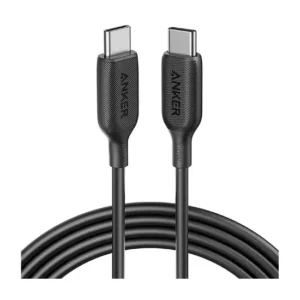 کابل ۱.۸ متری USB-C به USB-C انکر مدل Anker PowerLine III A8856 - مشکی