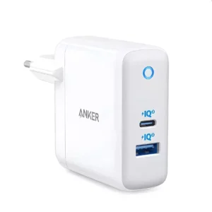 شارژر دیواری ۶۰ وات دو پورت انکر مدل Anker PowerPort Atom III A2322L21